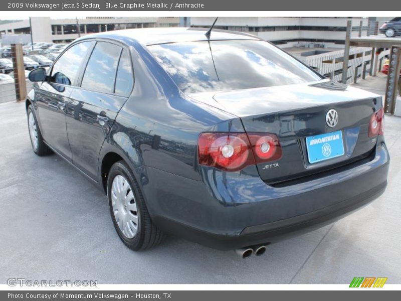 Blue Graphite Metallic / Anthracite 2009 Volkswagen Jetta S Sedan
