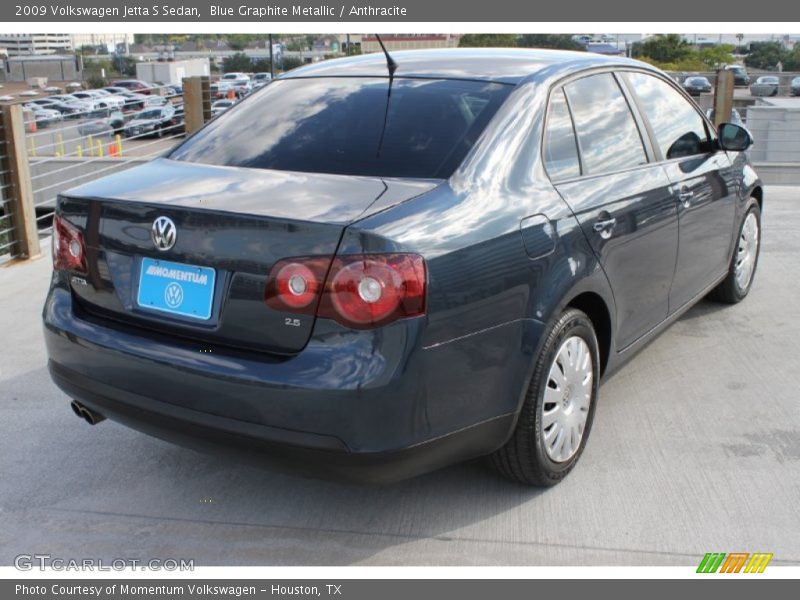 Blue Graphite Metallic / Anthracite 2009 Volkswagen Jetta S Sedan