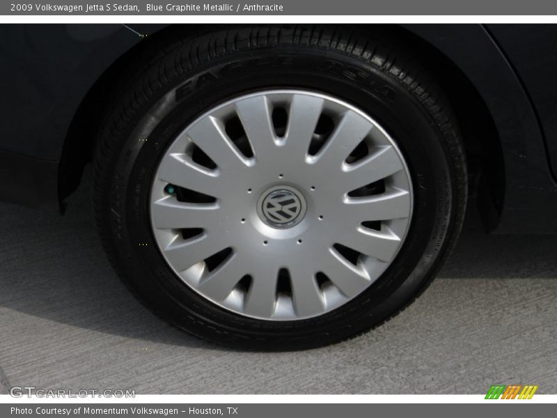 Blue Graphite Metallic / Anthracite 2009 Volkswagen Jetta S Sedan