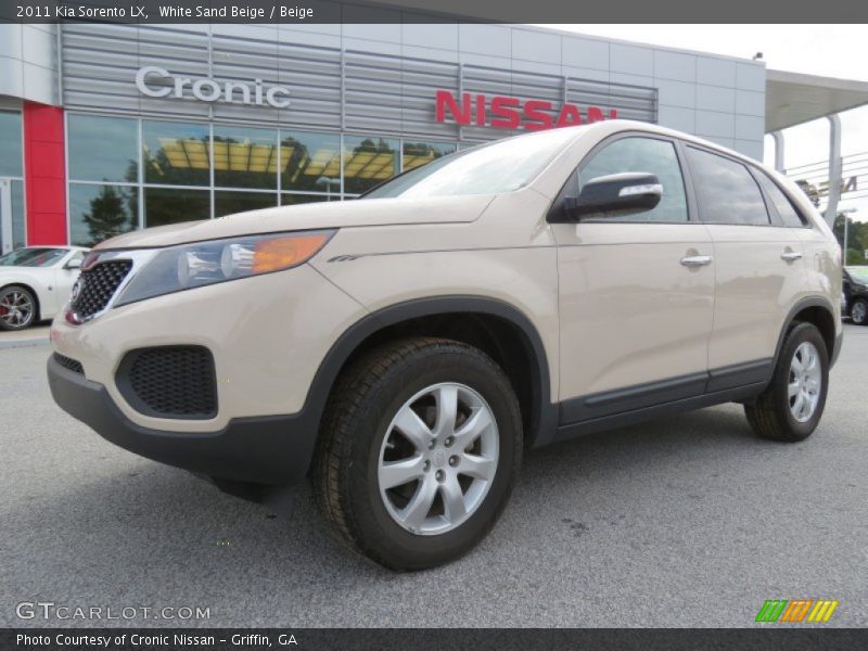 White Sand Beige / Beige 2011 Kia Sorento LX