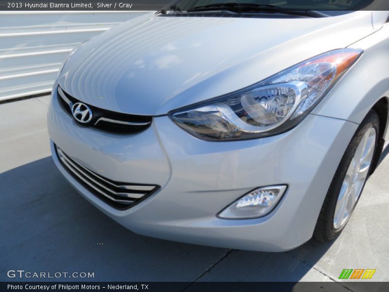 Silver / Gray 2013 Hyundai Elantra Limited