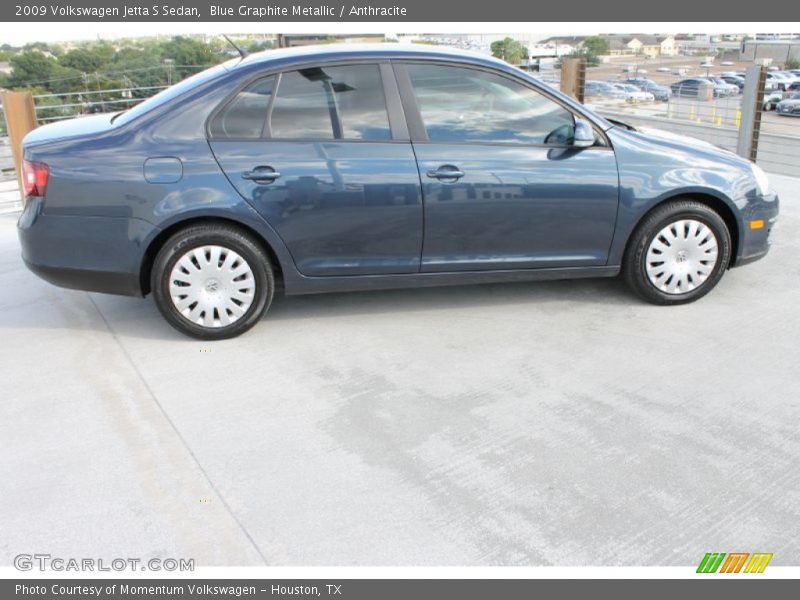 Blue Graphite Metallic / Anthracite 2009 Volkswagen Jetta S Sedan
