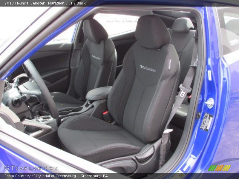 Marathon Blue / Black 2013 Hyundai Veloster