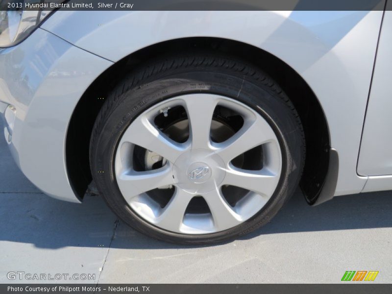 Silver / Gray 2013 Hyundai Elantra Limited