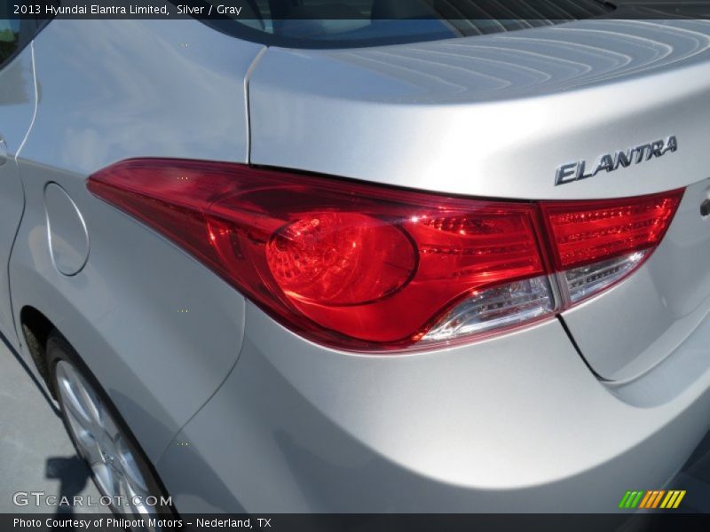 Silver / Gray 2013 Hyundai Elantra Limited