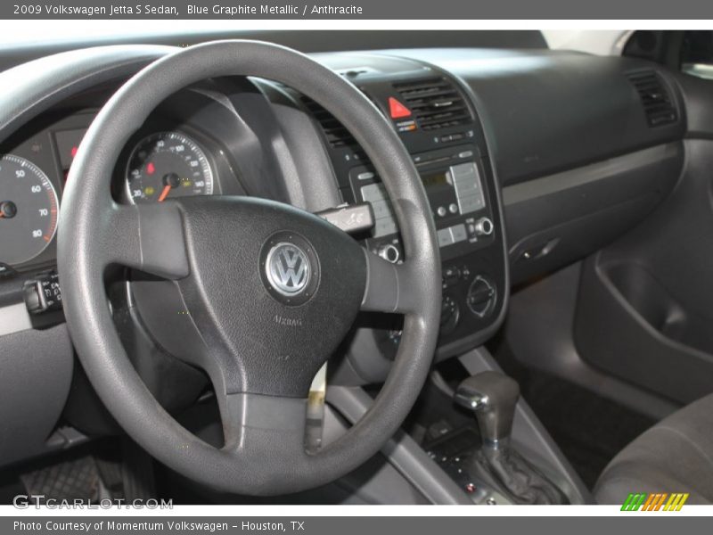 Blue Graphite Metallic / Anthracite 2009 Volkswagen Jetta S Sedan
