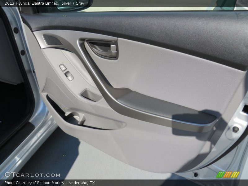 Silver / Gray 2013 Hyundai Elantra Limited
