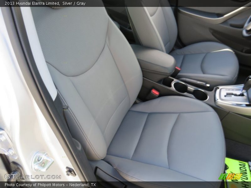 Silver / Gray 2013 Hyundai Elantra Limited