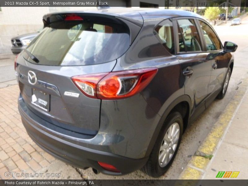 Metropolitan Gray Mica / Black 2013 Mazda CX-5 Sport