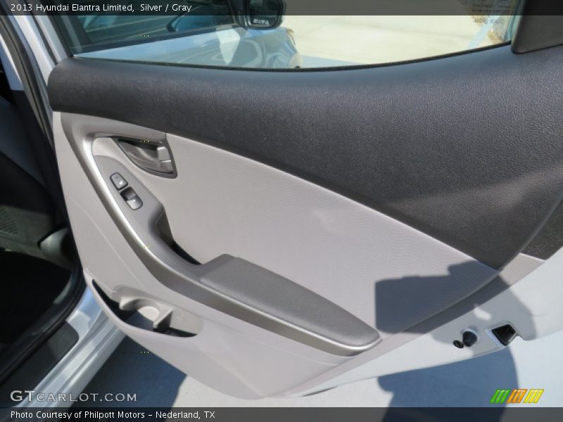 Silver / Gray 2013 Hyundai Elantra Limited