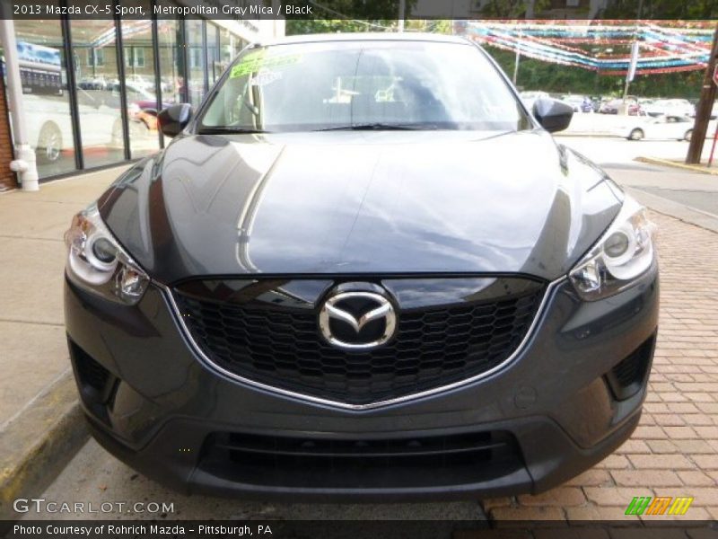 Metropolitan Gray Mica / Black 2013 Mazda CX-5 Sport