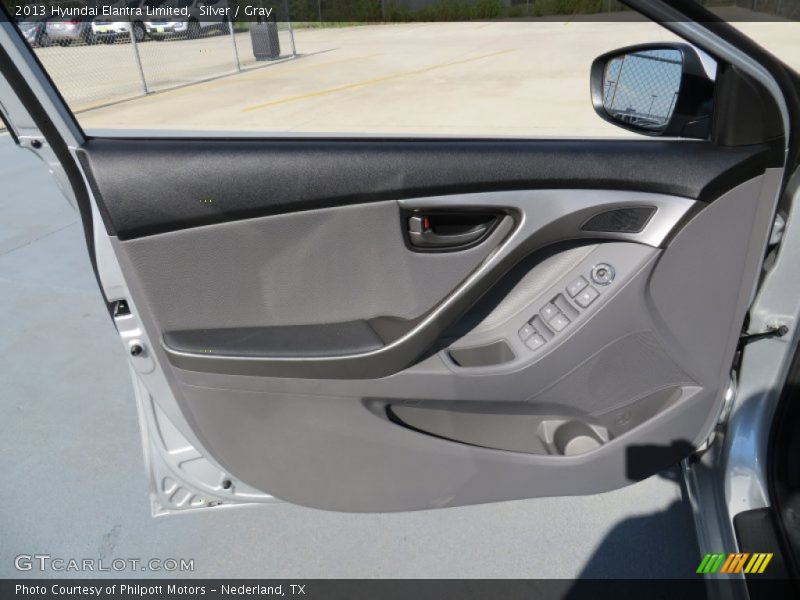 Silver / Gray 2013 Hyundai Elantra Limited