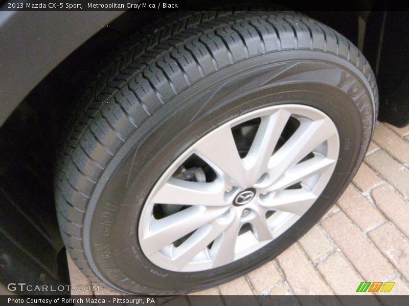 Metropolitan Gray Mica / Black 2013 Mazda CX-5 Sport