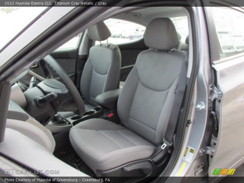 Titanium Gray Metallic / Gray 2013 Hyundai Elantra GLS