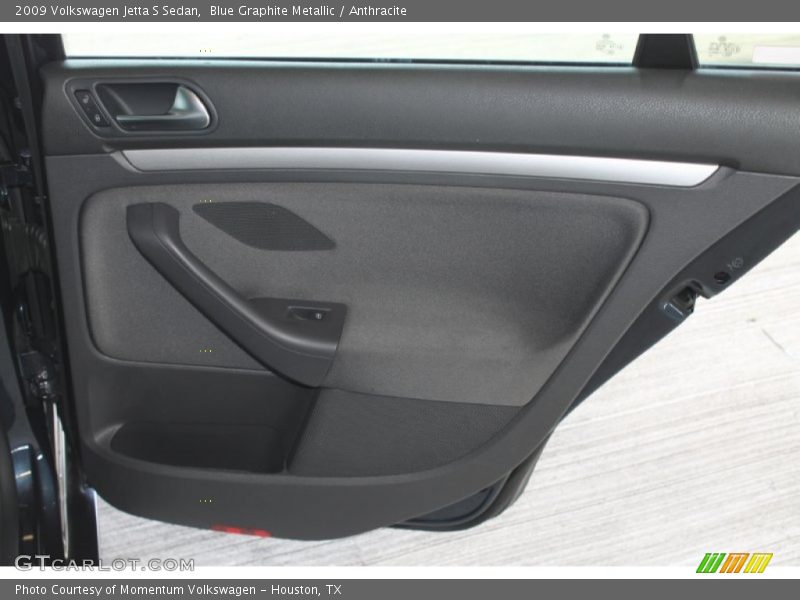 Blue Graphite Metallic / Anthracite 2009 Volkswagen Jetta S Sedan