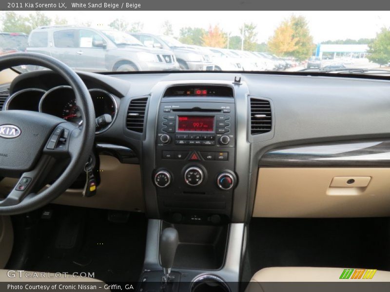 White Sand Beige / Beige 2011 Kia Sorento LX