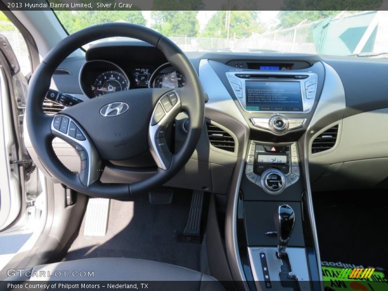 Silver / Gray 2013 Hyundai Elantra Limited
