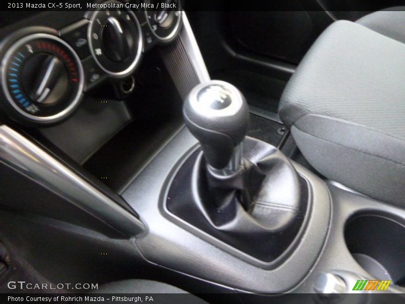 Metropolitan Gray Mica / Black 2013 Mazda CX-5 Sport