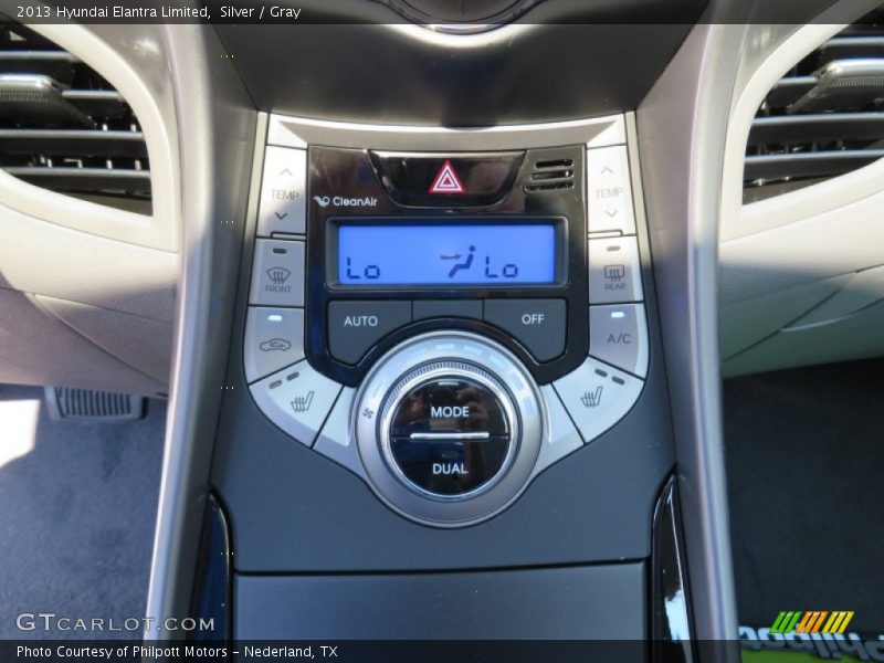 Silver / Gray 2013 Hyundai Elantra Limited