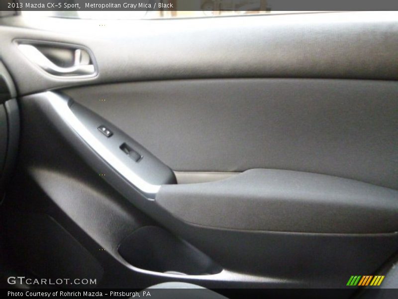 Metropolitan Gray Mica / Black 2013 Mazda CX-5 Sport