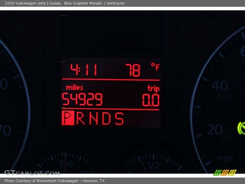 Blue Graphite Metallic / Anthracite 2009 Volkswagen Jetta S Sedan