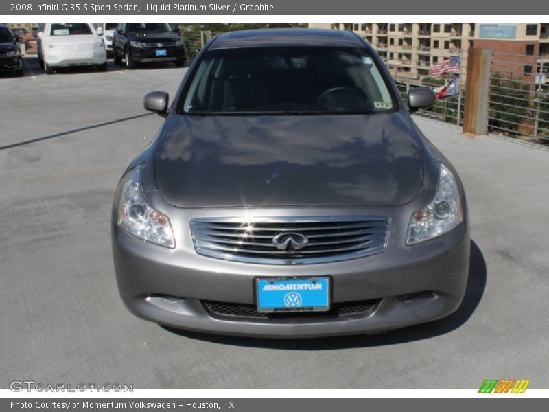 Liquid Platinum Silver / Graphite 2008 Infiniti G 35 S Sport Sedan