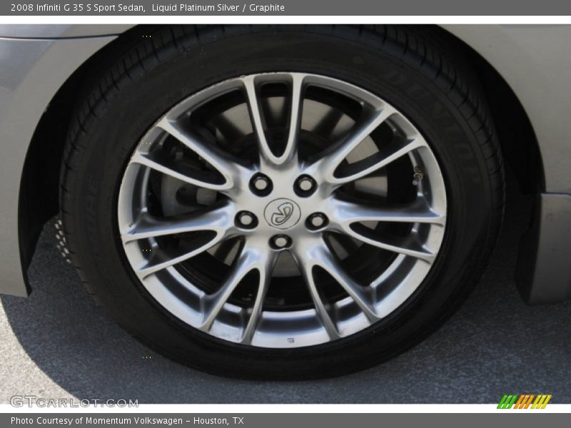 Liquid Platinum Silver / Graphite 2008 Infiniti G 35 S Sport Sedan