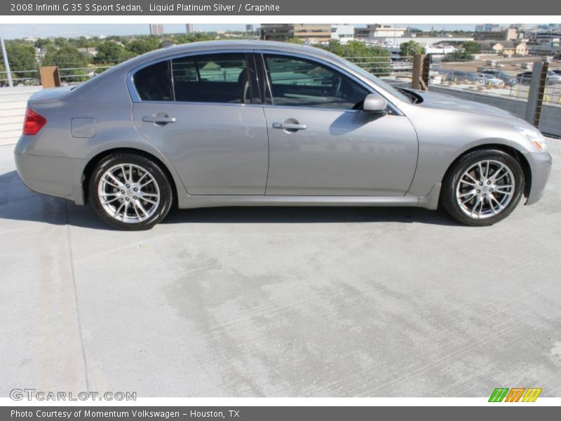 Liquid Platinum Silver / Graphite 2008 Infiniti G 35 S Sport Sedan