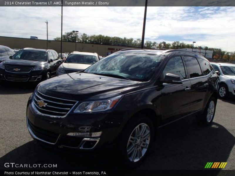 Tungsten Metallic / Ebony 2014 Chevrolet Traverse LT AWD