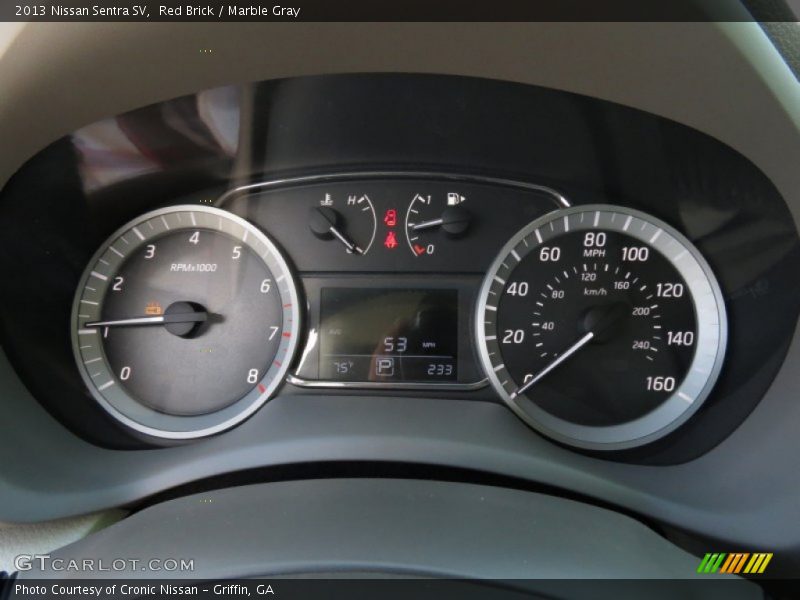 Red Brick / Marble Gray 2013 Nissan Sentra SV