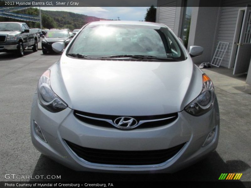 Silver / Gray 2013 Hyundai Elantra GLS