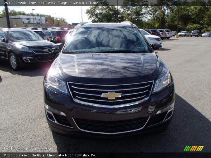 Tungsten Metallic / Ebony 2014 Chevrolet Traverse LT AWD