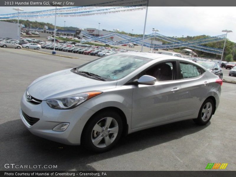Silver / Gray 2013 Hyundai Elantra GLS