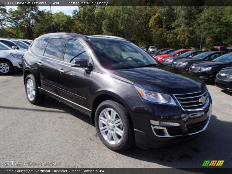 Tungsten Metallic / Ebony 2014 Chevrolet Traverse LT AWD