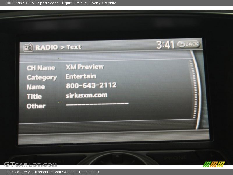 Liquid Platinum Silver / Graphite 2008 Infiniti G 35 S Sport Sedan