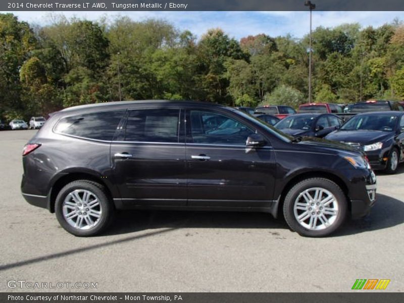 Tungsten Metallic / Ebony 2014 Chevrolet Traverse LT AWD