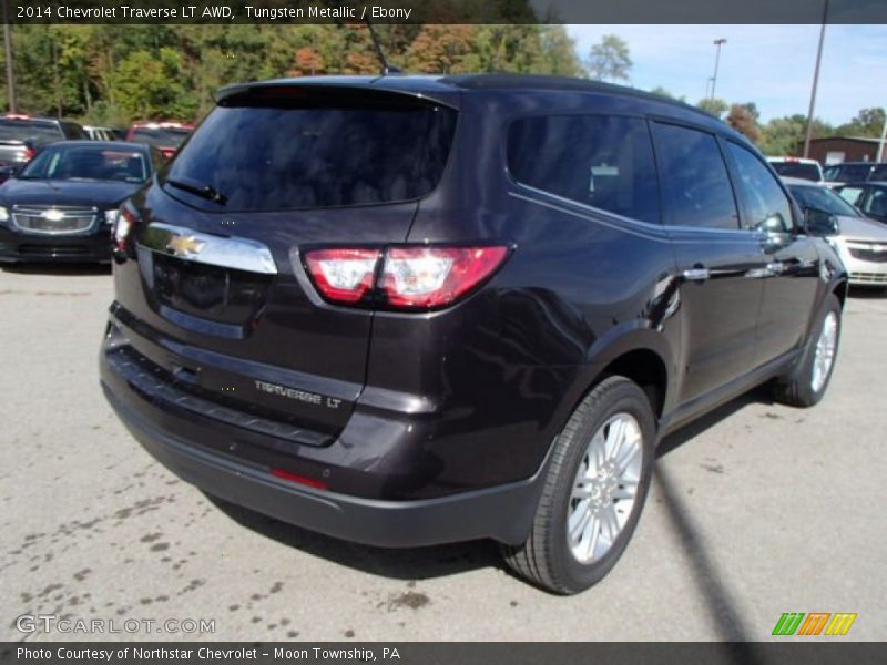 Tungsten Metallic / Ebony 2014 Chevrolet Traverse LT AWD