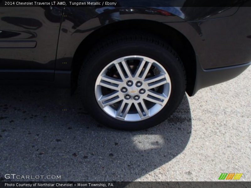 Tungsten Metallic / Ebony 2014 Chevrolet Traverse LT AWD