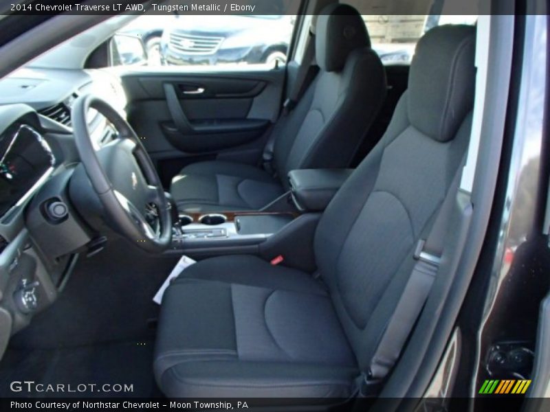 Tungsten Metallic / Ebony 2014 Chevrolet Traverse LT AWD