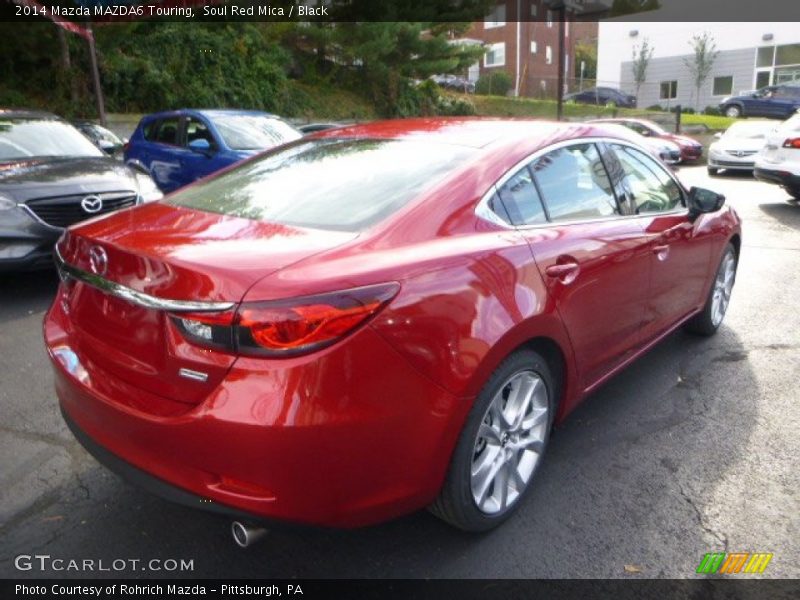 Soul Red Mica / Black 2014 Mazda MAZDA6 Touring