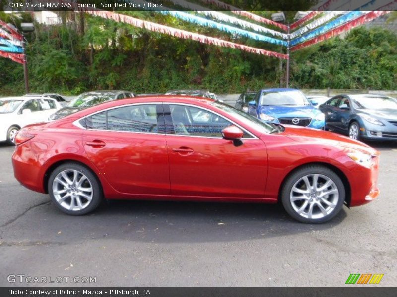 Soul Red Mica / Black 2014 Mazda MAZDA6 Touring