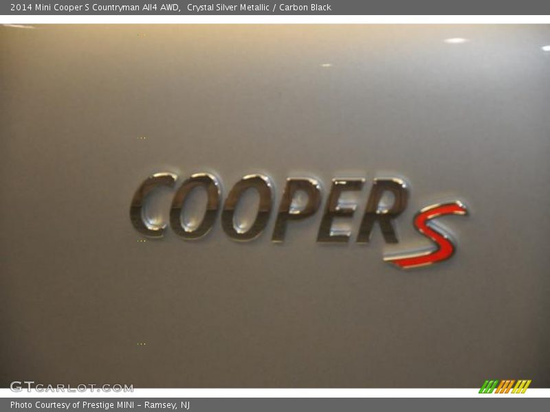 Crystal Silver Metallic / Carbon Black 2014 Mini Cooper S Countryman All4 AWD