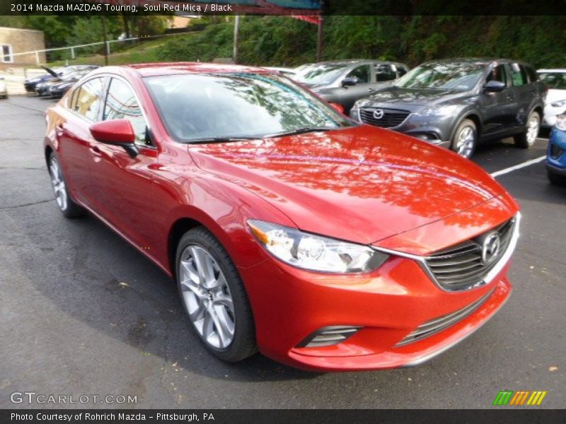 Soul Red Mica / Black 2014 Mazda MAZDA6 Touring