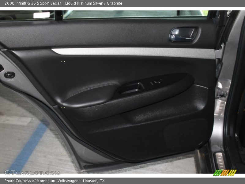 Liquid Platinum Silver / Graphite 2008 Infiniti G 35 S Sport Sedan