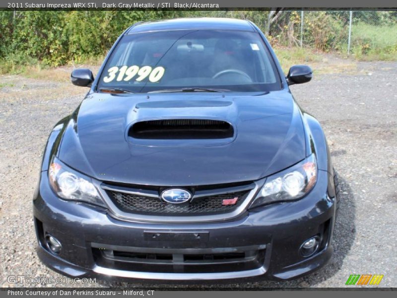 Dark Gray Metallic / STI  Black/Alcantara 2011 Subaru Impreza WRX STi