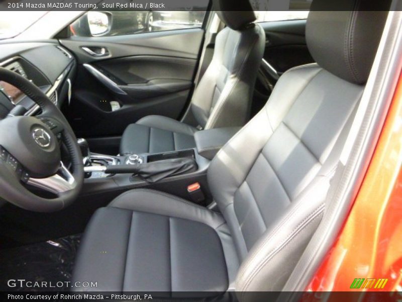 Soul Red Mica / Black 2014 Mazda MAZDA6 Touring