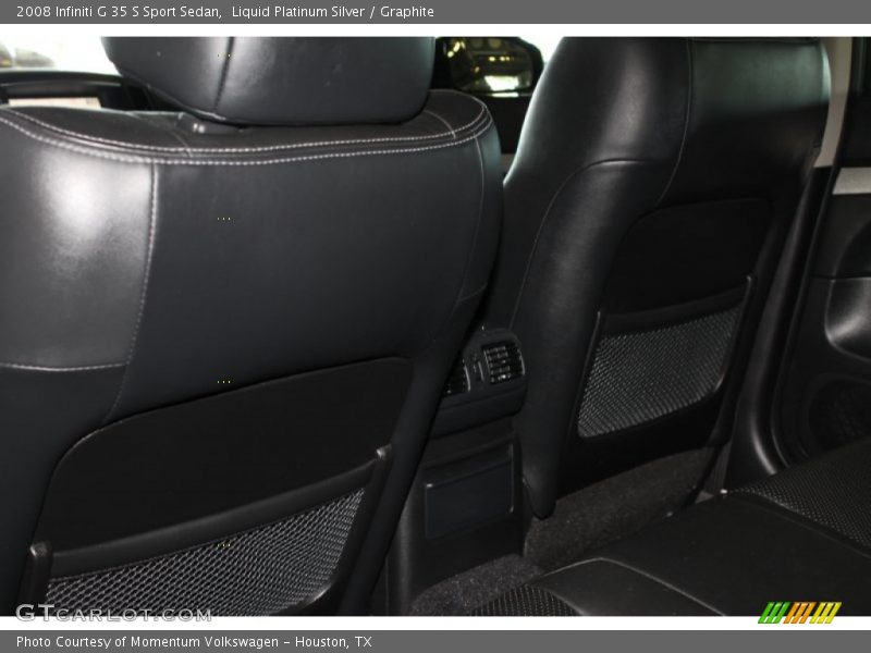 Liquid Platinum Silver / Graphite 2008 Infiniti G 35 S Sport Sedan