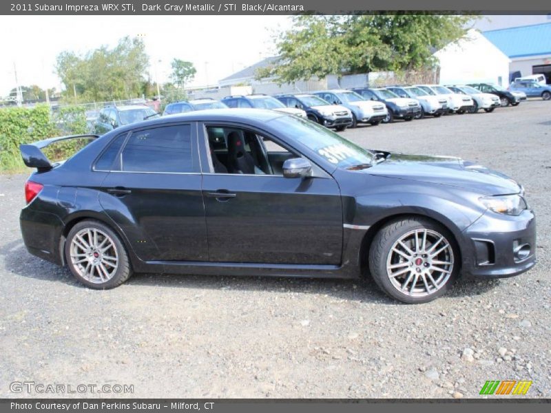 Dark Gray Metallic / STI  Black/Alcantara 2011 Subaru Impreza WRX STi