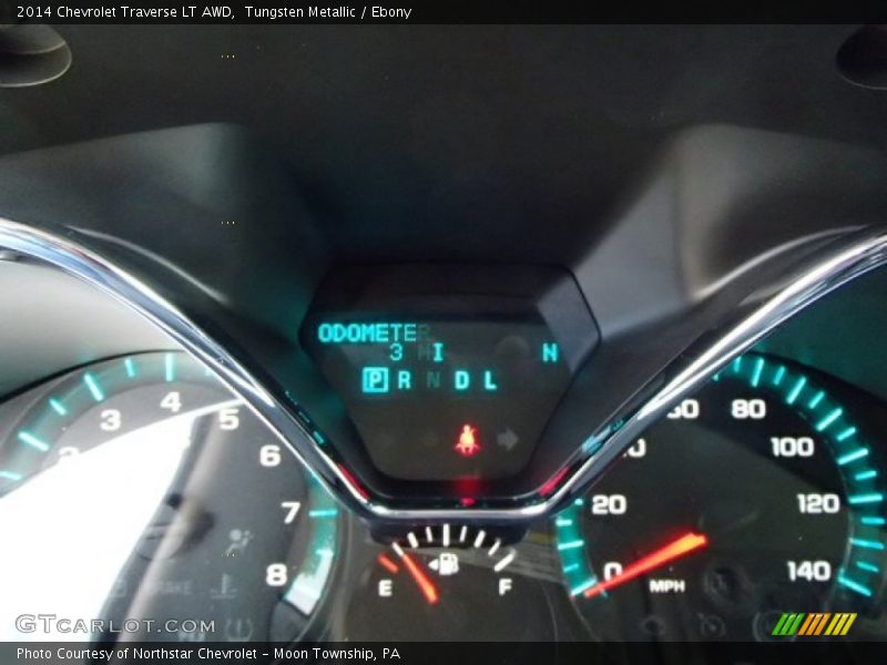 Tungsten Metallic / Ebony 2014 Chevrolet Traverse LT AWD