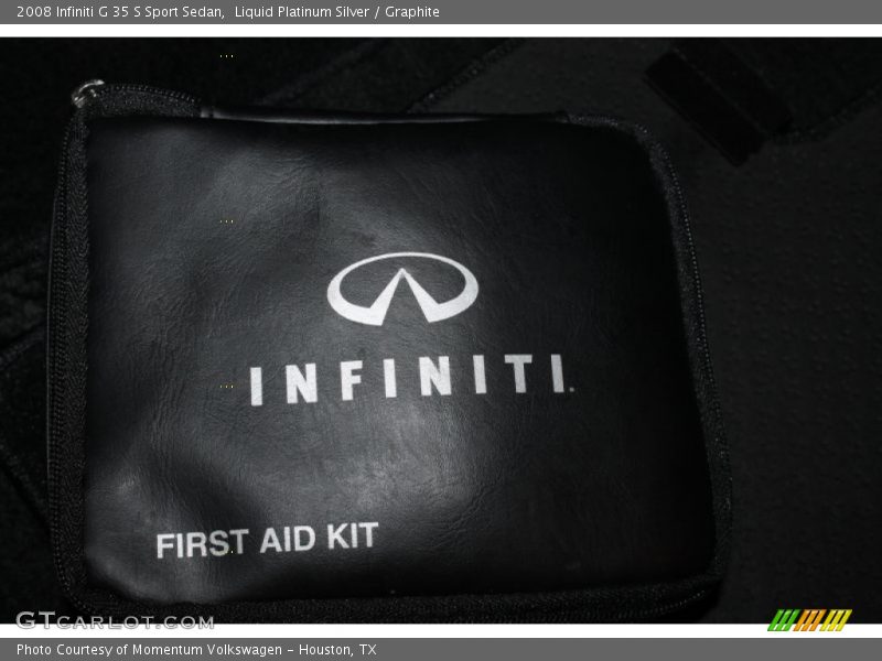 Liquid Platinum Silver / Graphite 2008 Infiniti G 35 S Sport Sedan